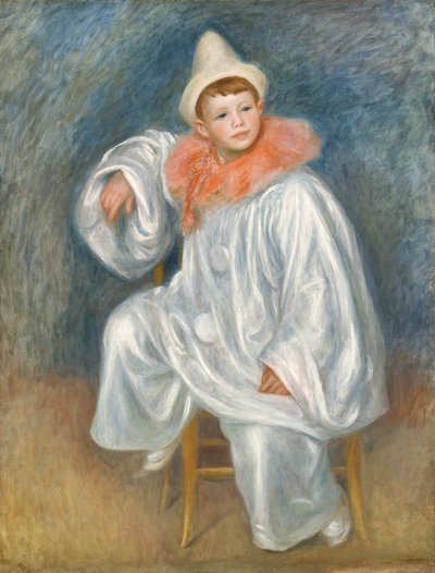 The White Pierrot, 1901-02 by Pierre Auguste Renoir